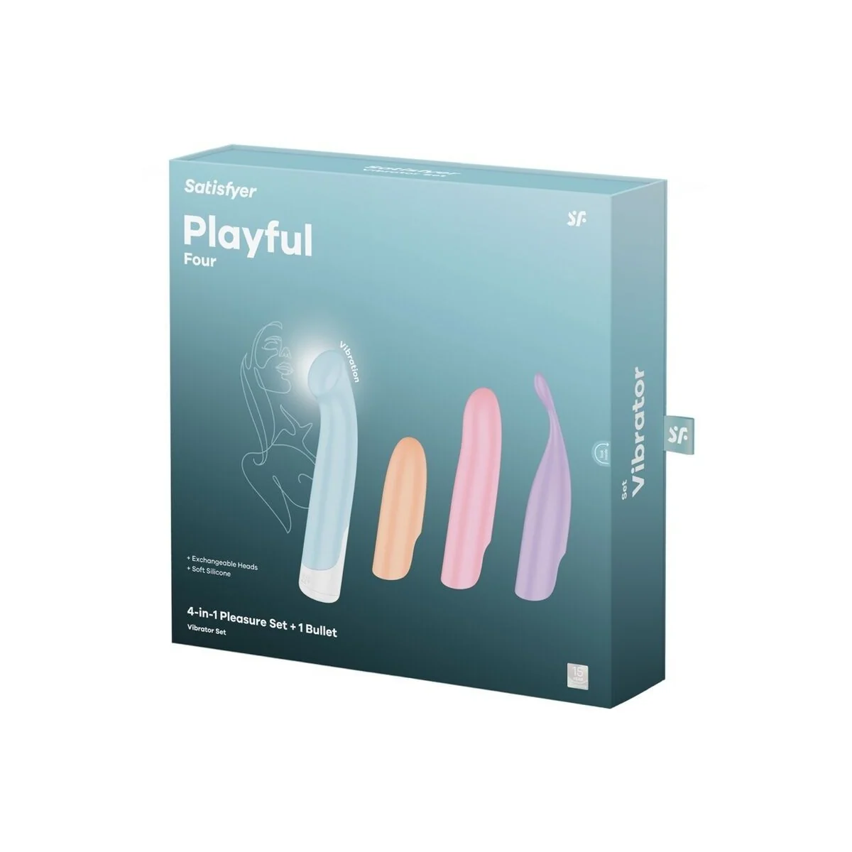 G-Spot Wave 4 12 Vibrationsprogramm Vibrator Dunkelgrau von Satisfyer Vibrator kaufen | Fesselliebe