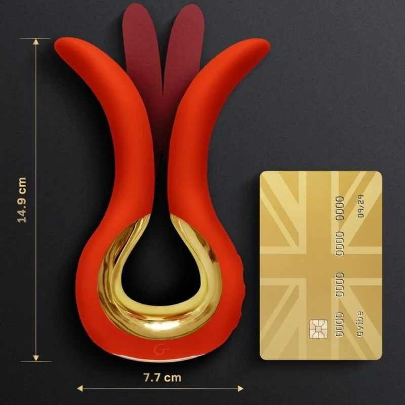 Gvibe Maxi Vibrator mit Zwei Flexiblen Spitzen Koralle von G-Vibe kaufen | Fesselliebe 2