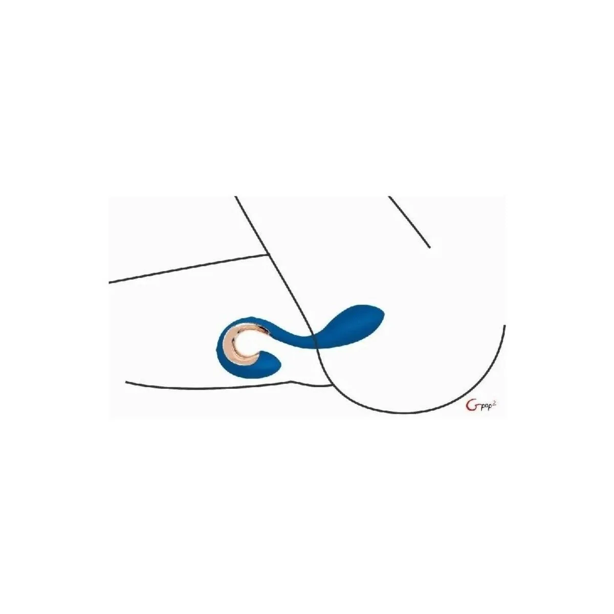 Gpop 2 G- und P-Punkt-Vibrator Indigoblau von G-Vibe kaufen | Fesselliebe