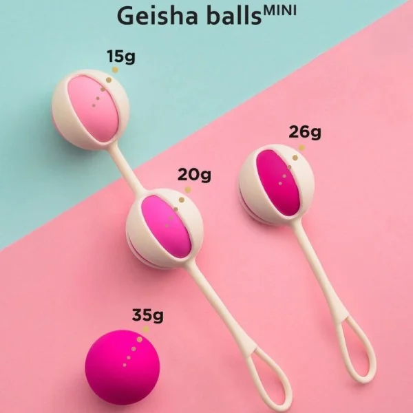Set 4 Geisha-Bälle Mini Lila von G-Vibe kaufen | Fesselliebe