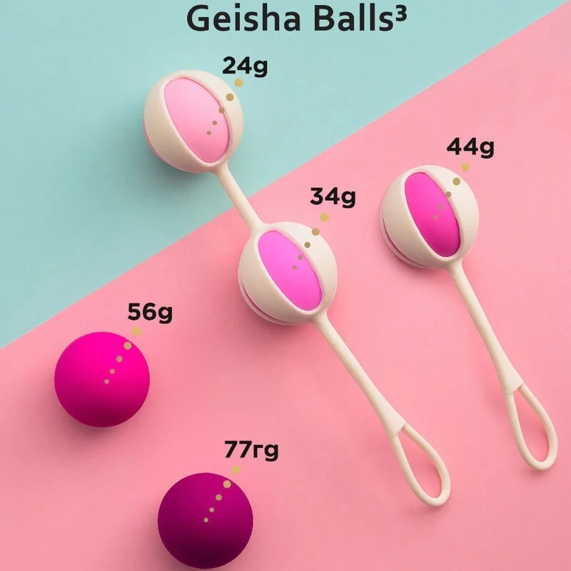 Set 5 Geisha-Bälle3 Rosa von G-Vibe kaufen | Fesselliebe 2