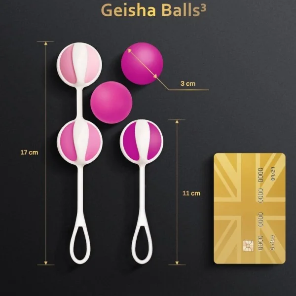 Set 5 Geisha-Bälle3 Rosa von G-Vibe kaufen | Fesselliebe