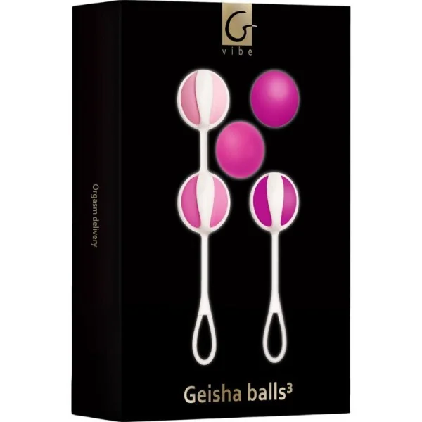 Set 5 Geisha-Bälle3 Rosa von G-Vibe kaufen | Fesselliebe