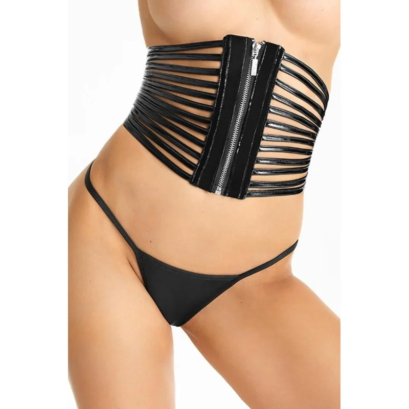 Schwarzes Taillenmieder Cr404 von 7-Heaven kaufen | Fesselliebe 2