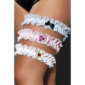 Blaues Strumpfband M/1063 Iga von Andalea Dessous kaufen | Fesselliebe
