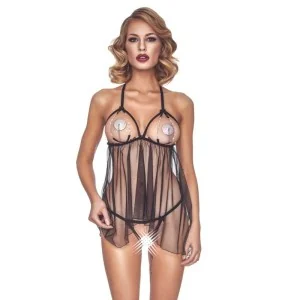 Schwarzes Chemise Lilith von Anais Apparel Luxury Lingerie kaufen | Fesselliebe