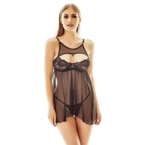 Schwarzes Babydoll Aa052247 von Anais Apparel kaufen | Fesselliebe