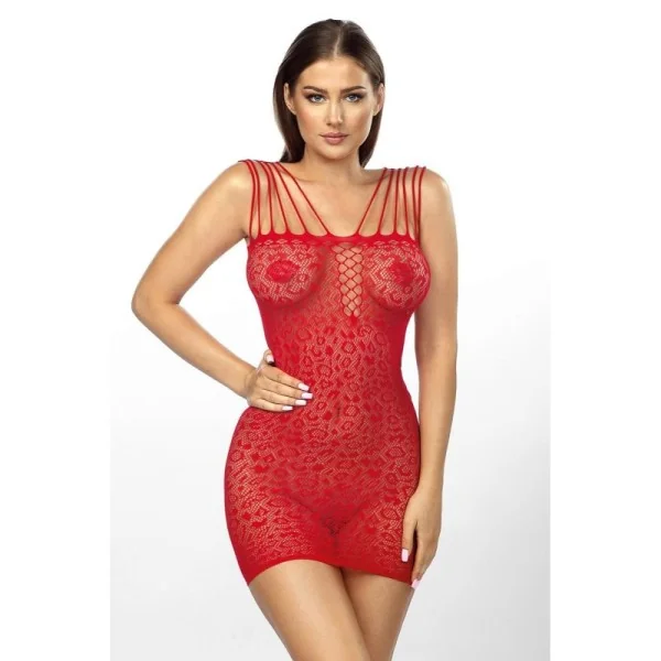 Rotes Netzkleid Aa052316 von Anais Apparel Luxury Lingerie kaufen | Fesselliebe