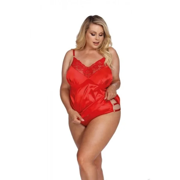 Rotes Set Aa052943 von Anais Apparel Plus Size kaufen | Fesselliebe