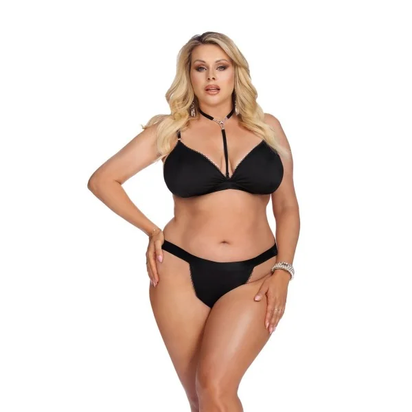 Schwarzes Set Aa053631 von Anais Apparel Plus Size kaufen | Fesselliebe