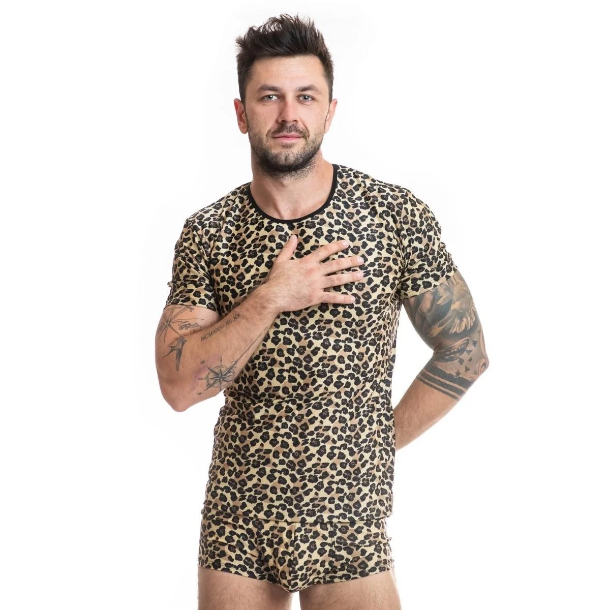 Herren T-Shirt 053556 Leopard von Anais For Men kaufen | Fesselliebe