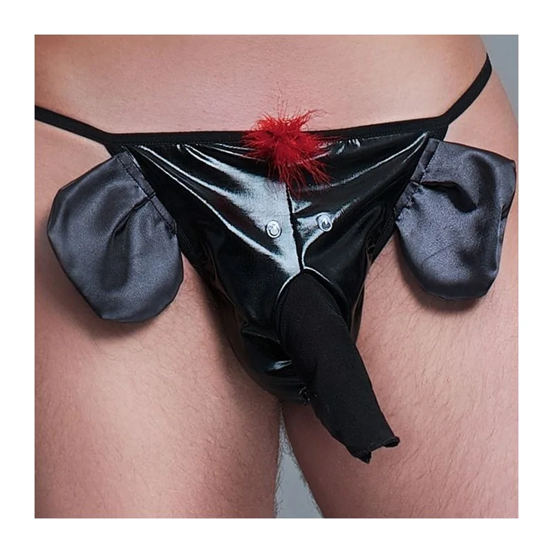 Scherzstring Elefant Mc/9028 in Schwarz Für Männer von Andalea Dessous kaufen | Fesselliebe 2