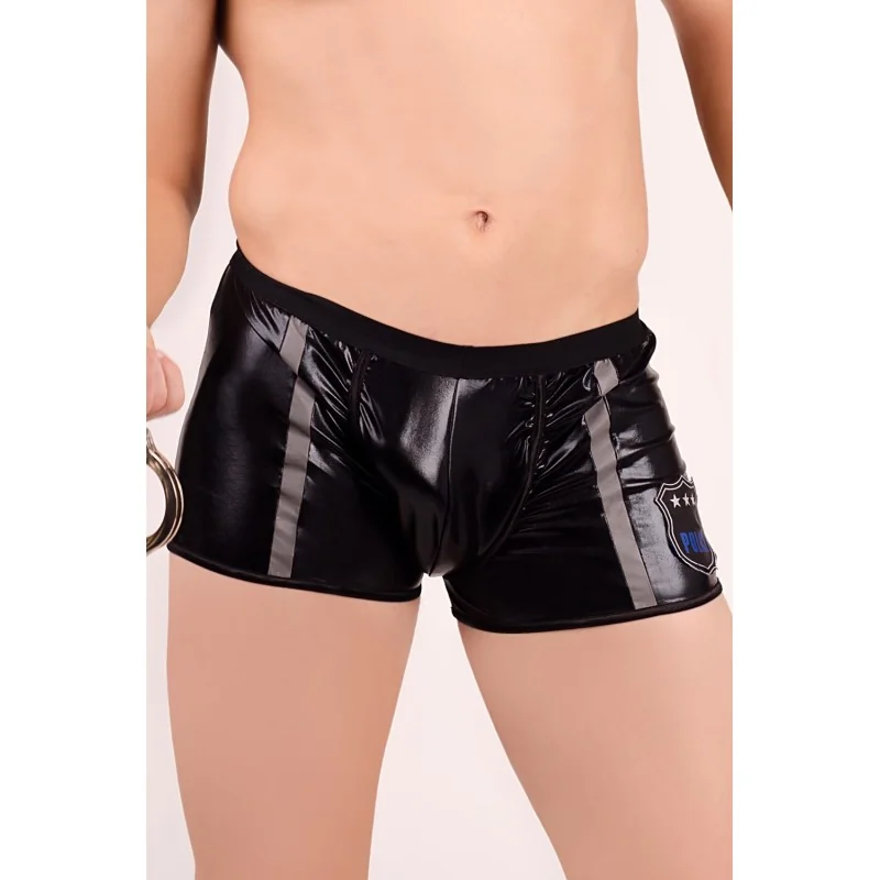 Schwarzer Herren-Boxer-Short Mc/9046 von Andalea kaufen | Fesselliebe 2
