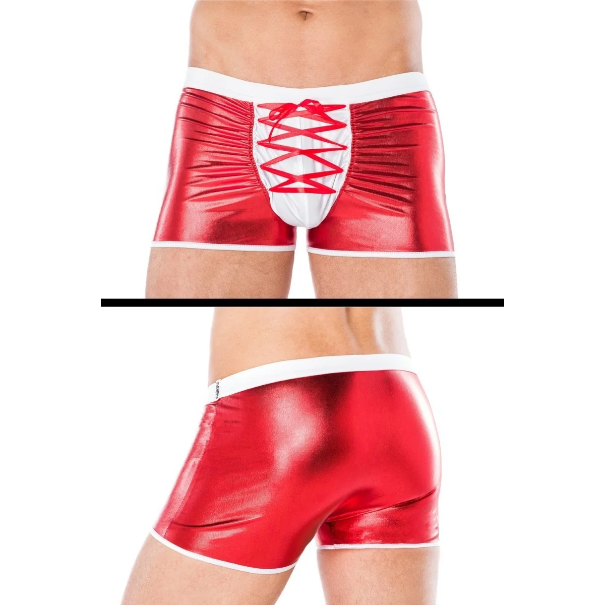 Rot/Weiße Boxershorts Mc/9091 von Andalea kaufen | Fesselliebe