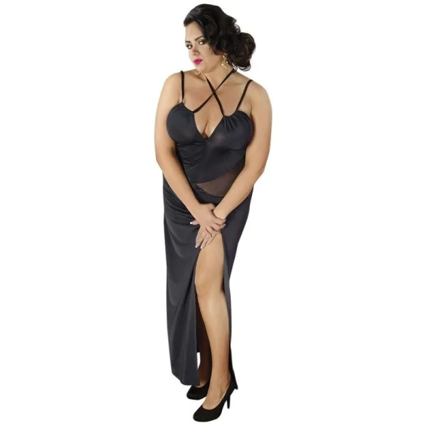 Schwarzes Langes Kleid C/4002 von Andalea kaufen | Fesselliebe