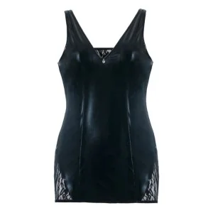 Schwarzes Wetlook Chemise Sb/1002 Sexy Base Kollektion By Andalea kaufen | Fesselliebe