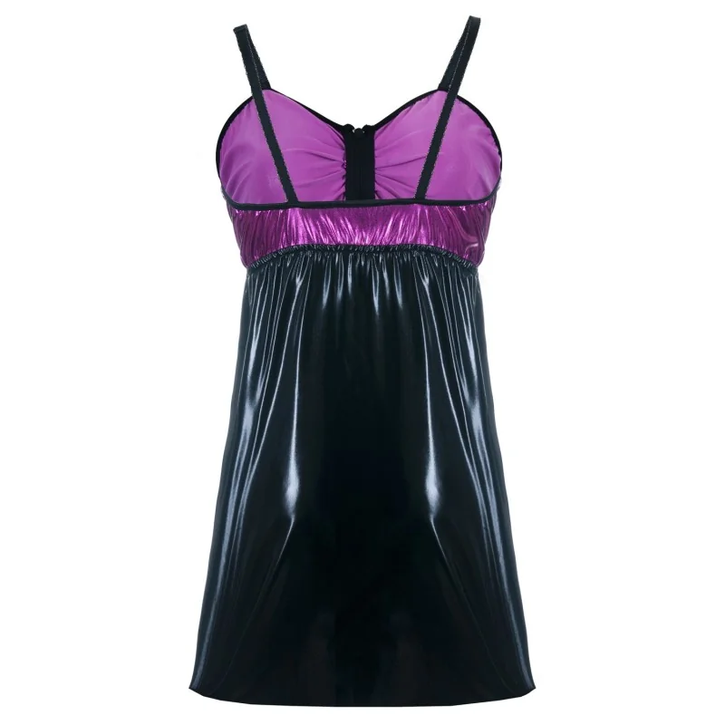 Schwarz/Lila Chemise Sb/1017 Sexy Base Kollektion By Andalea kaufen | Fesselliebe 2