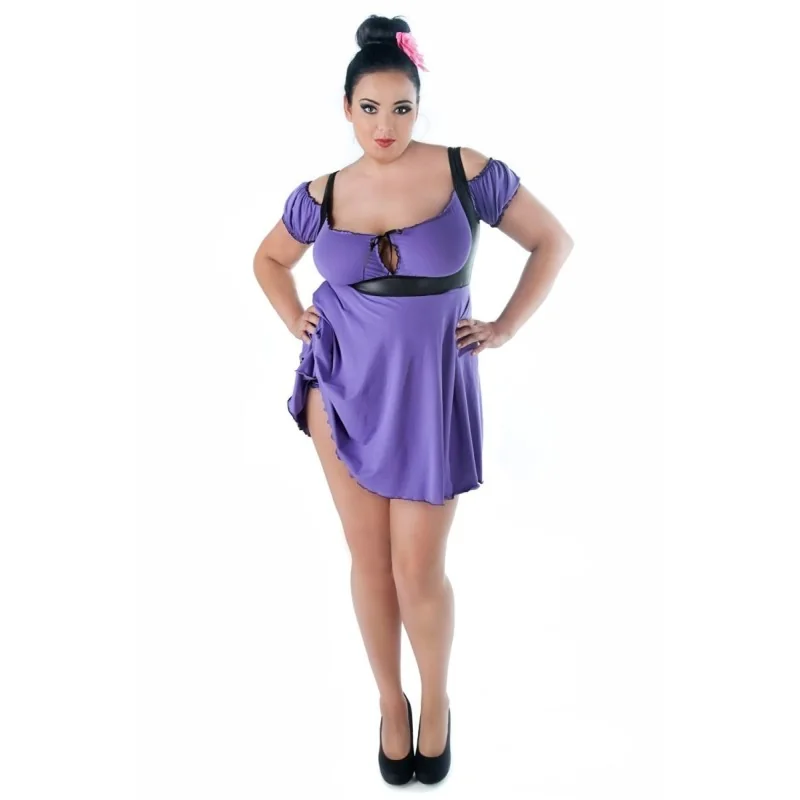 Violettes Chemise Sw/111 Andalea Sexy Work Kollektion kaufen | Fesselliebe
