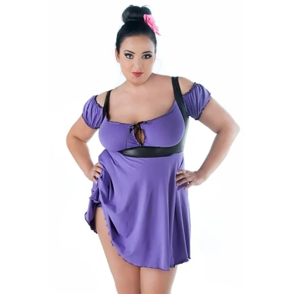 Violettes Chemise Sw/111 Andalea Sexy Work Kollektion kaufen | Fesselliebe