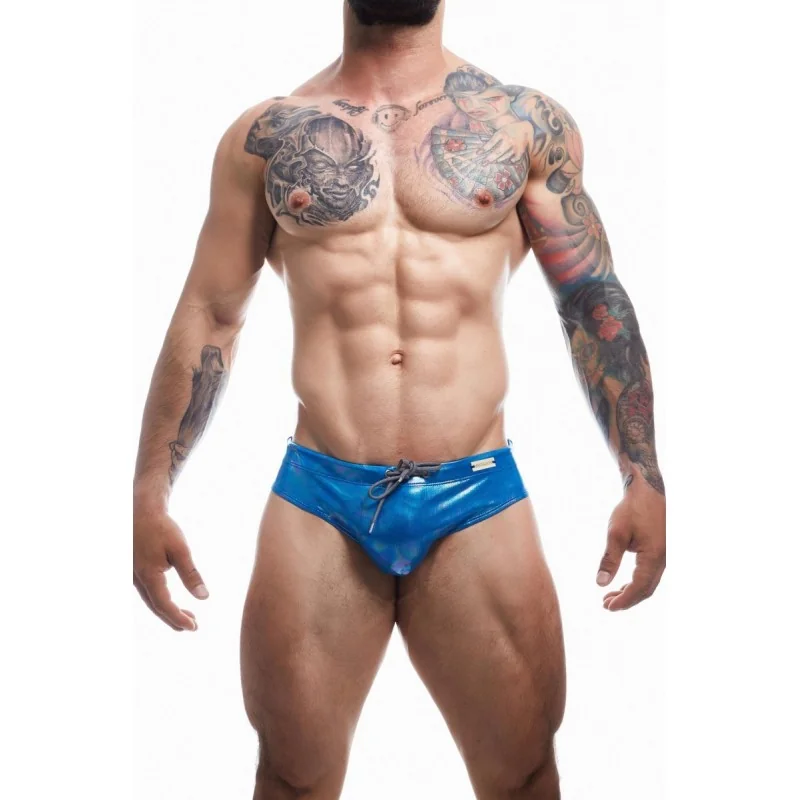 Blauer Badeslip EMER4LD von Cut4Men kaufen | Fesselliebe