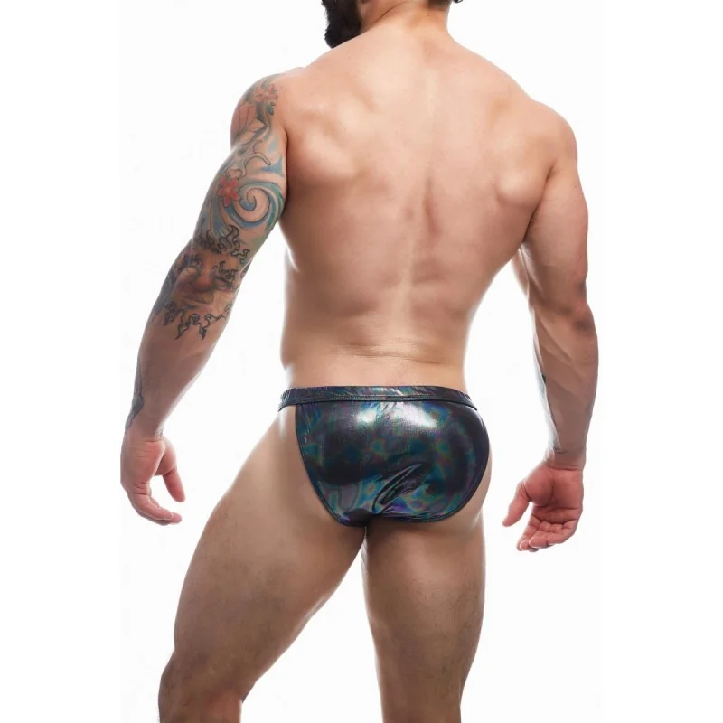 Schwarzer Wetlook Clip Tanga Brief EMER4LD von Cut4Men kaufen | Fesselliebe 2