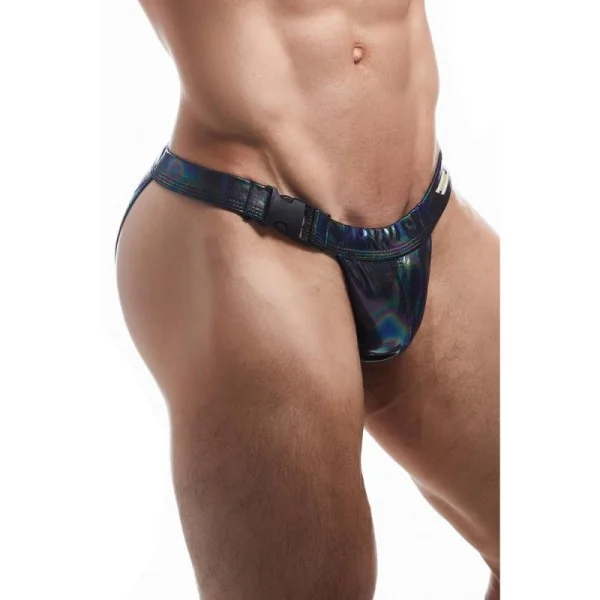 Schwarzer Wetlook Clip Tanga Brief EMER4LD von Cut4Men kaufen | Fesselliebe