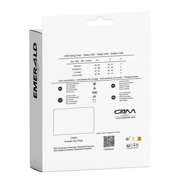 Schwarzer Wetlook Clip Tanga Brief EMER4LD von Cut4Men kaufen | Fesselliebe