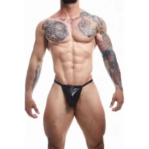 Schwarzer Wetlook Boost String BL4CK06 von Cut4Men kaufen | Fesselliebe