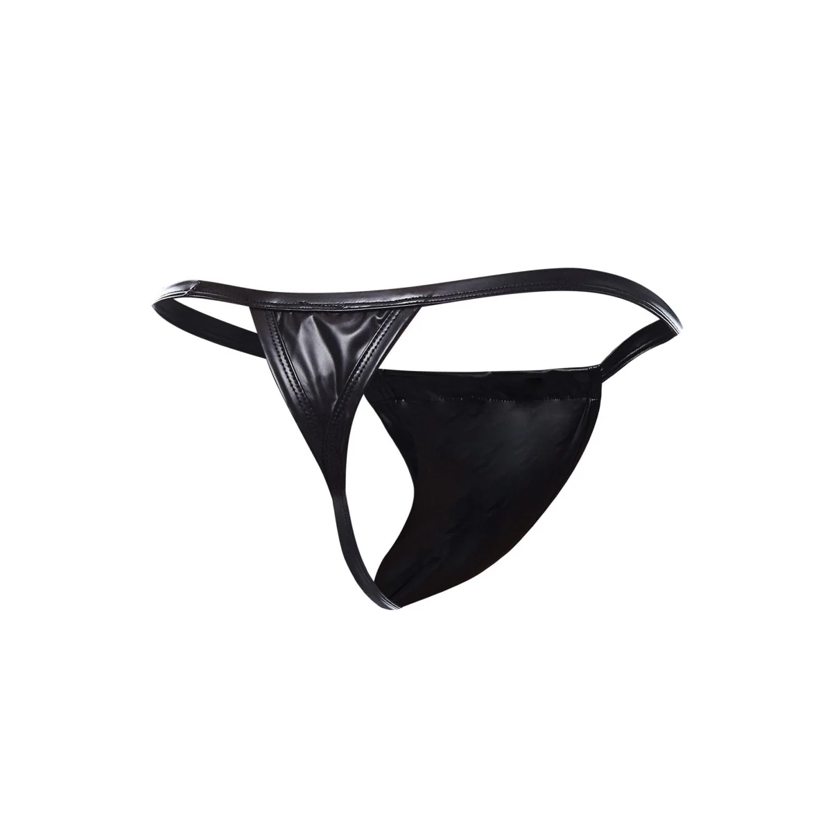 Schwarzer Wetlook Boost String BL4CK06 von Cut4Men kaufen | Fesselliebe