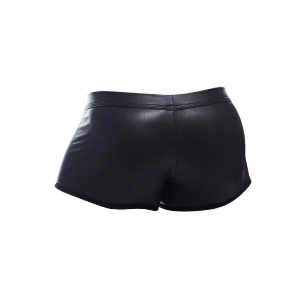 Schwarzer Wetlook Boxer BL4CK03 von Cut4Men kaufen | Fesselliebe