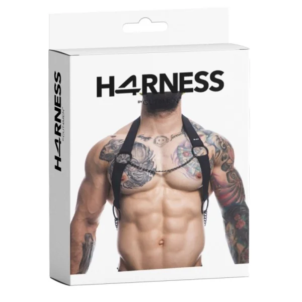 Schwarzer Brust-Harness 03 by Cut4Men kaufen | Fesselliebe