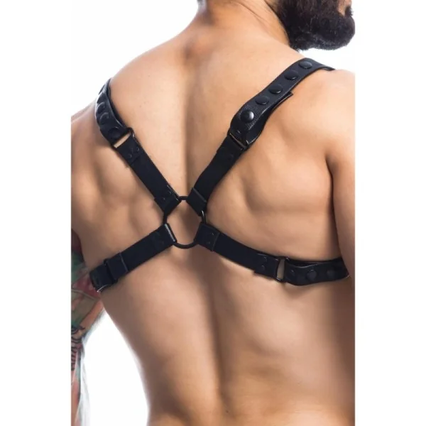 Schwarzer Brust-Harness 01 von Cut4Men kaufen | Fesselliebe