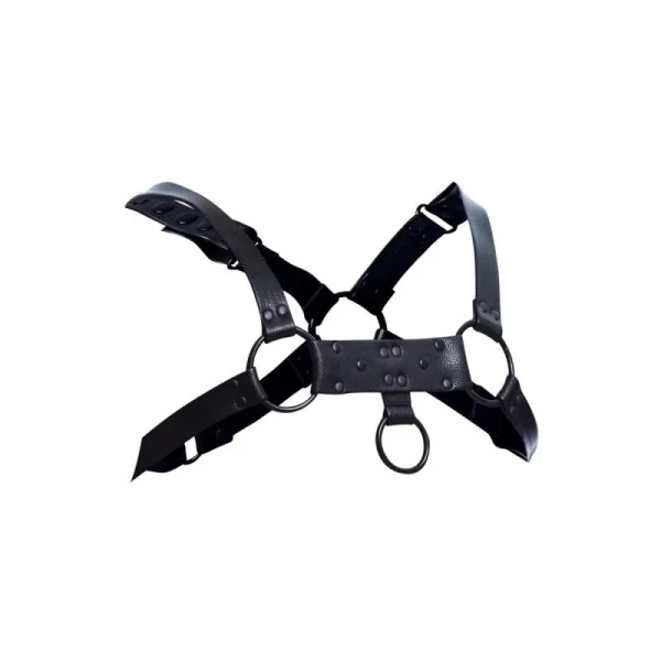Schwarzer Brust-Harness 01 von Cut4Men kaufen | Fesselliebe