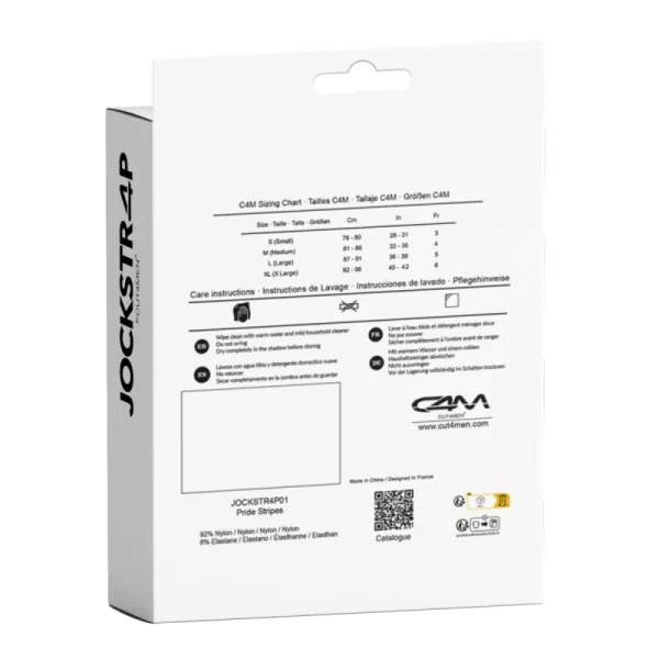 Bunter Stripe-Pride Jockstrap von Cut4Men kaufen | Fesselliebe