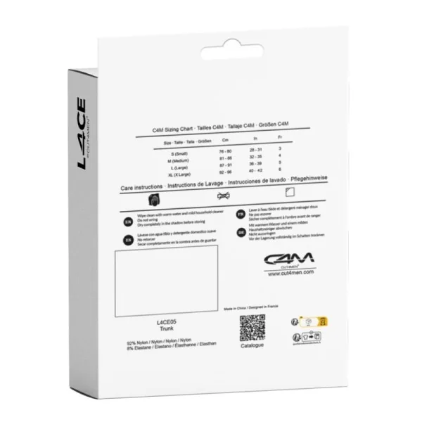 Schwarzer Trunk Boxer Shorts L4CE05 von Cut4Men kaufen | Fesselliebe