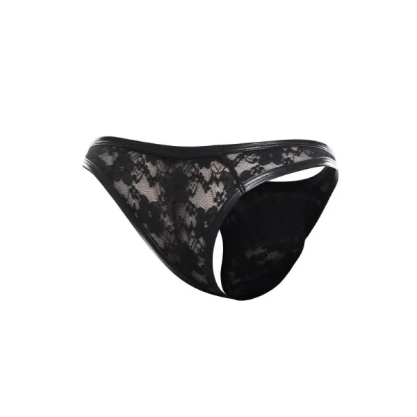 Schwarzer String Spitze L4CE03 von Cut4Men kaufen | Fesselliebe