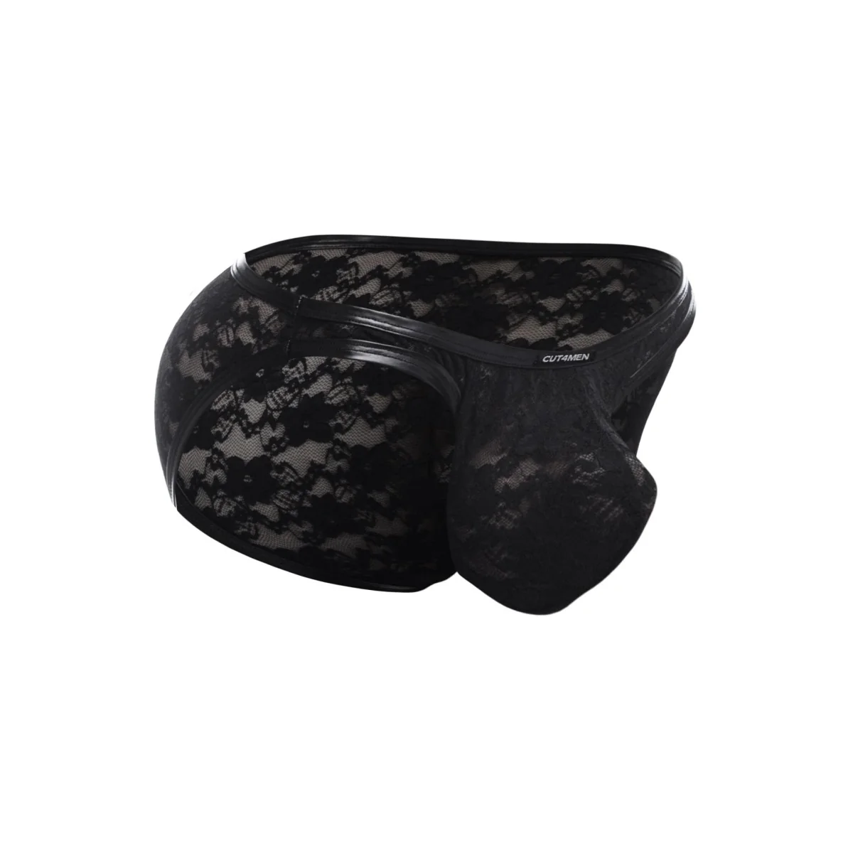 Schwarzer Bikini Bulge Slip L4CE01 von Cut4Men kaufen | Fesselliebe