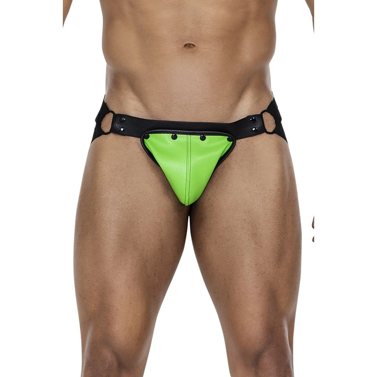 Neongrün/schwarzer Jock Snap von Cut4Men kaufen | Fesselliebe