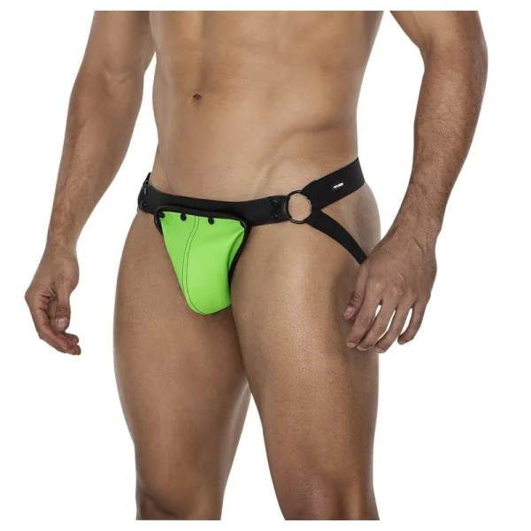 Neongrün/schwarzer Jock Snap von Cut4Men kaufen | Fesselliebe