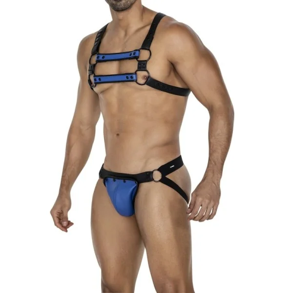 Blau/schwarzer Jock Snap von Cut4Men kaufen | Fesselliebe