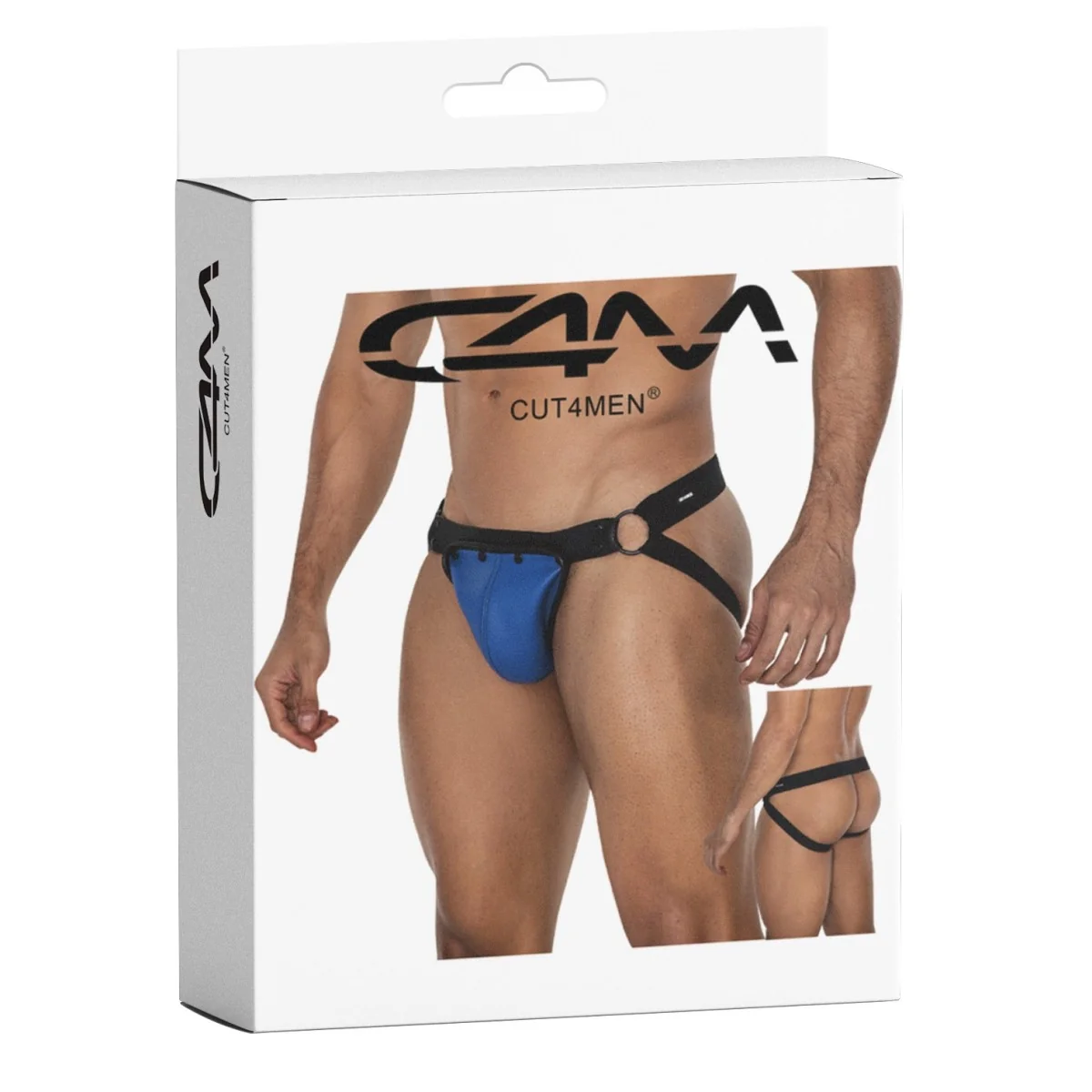 Blau/schwarzer Jock Snap von Cut4Men kaufen | Fesselliebe