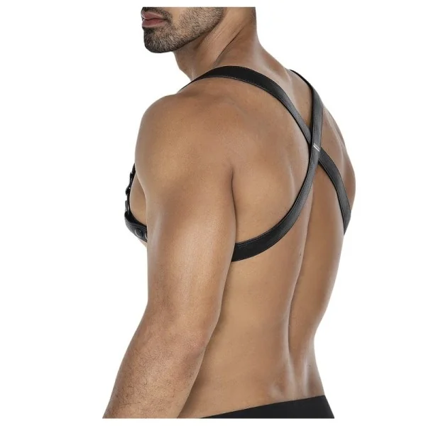 Schwarz/neongrüner Brust-Harness 06 von Cut4Men kaufen | Fesselliebe