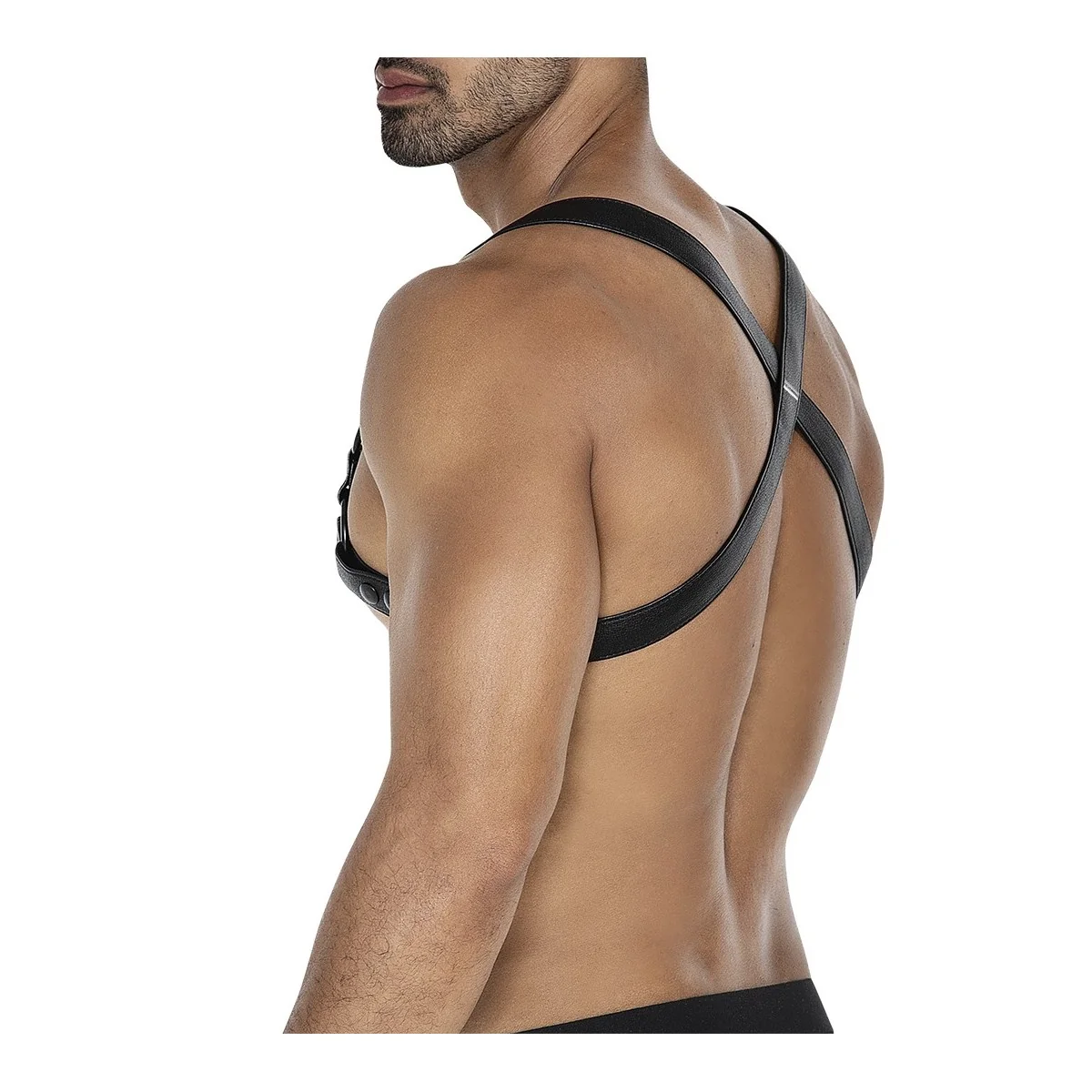 Schwarz/blauer Brust-Harness 06 von Cut4Men kaufen | Fesselliebe