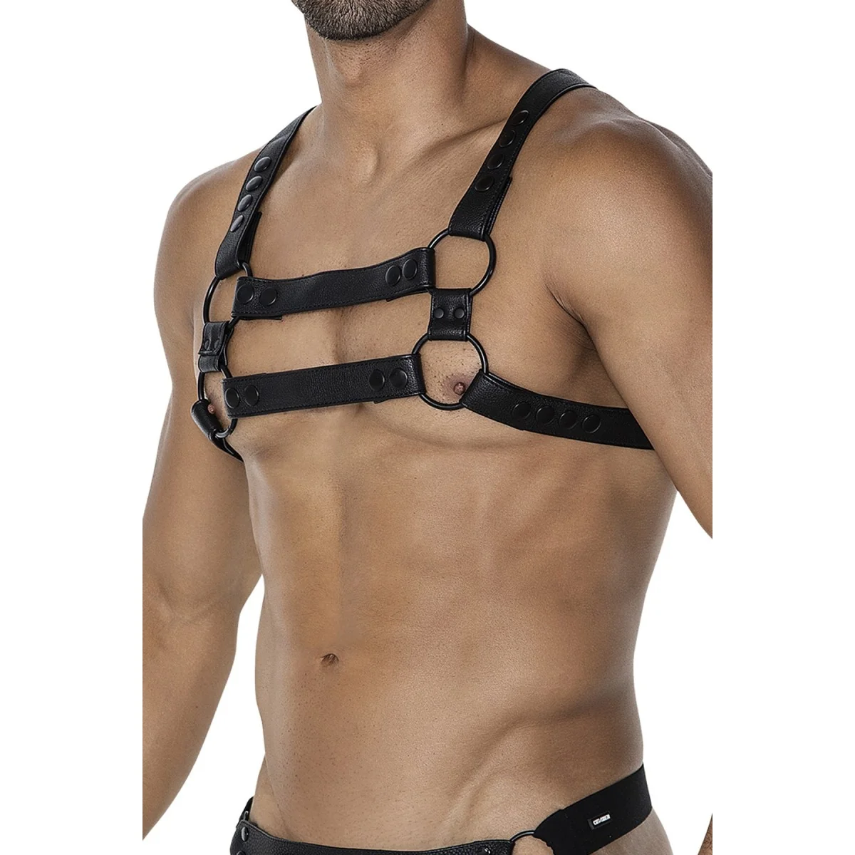 Schwarzer Brust-Harness 06 von Cut4Men kaufen | Fesselliebe