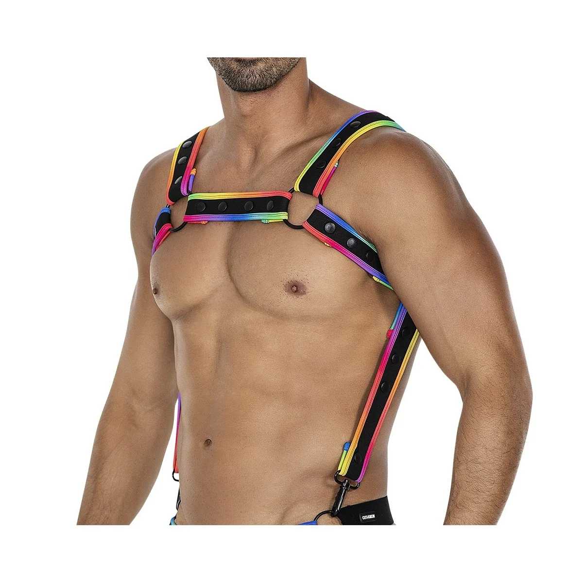 Mehrfarbiger Brust-Harness 05 von Cut4Men kaufen | Fesselliebe