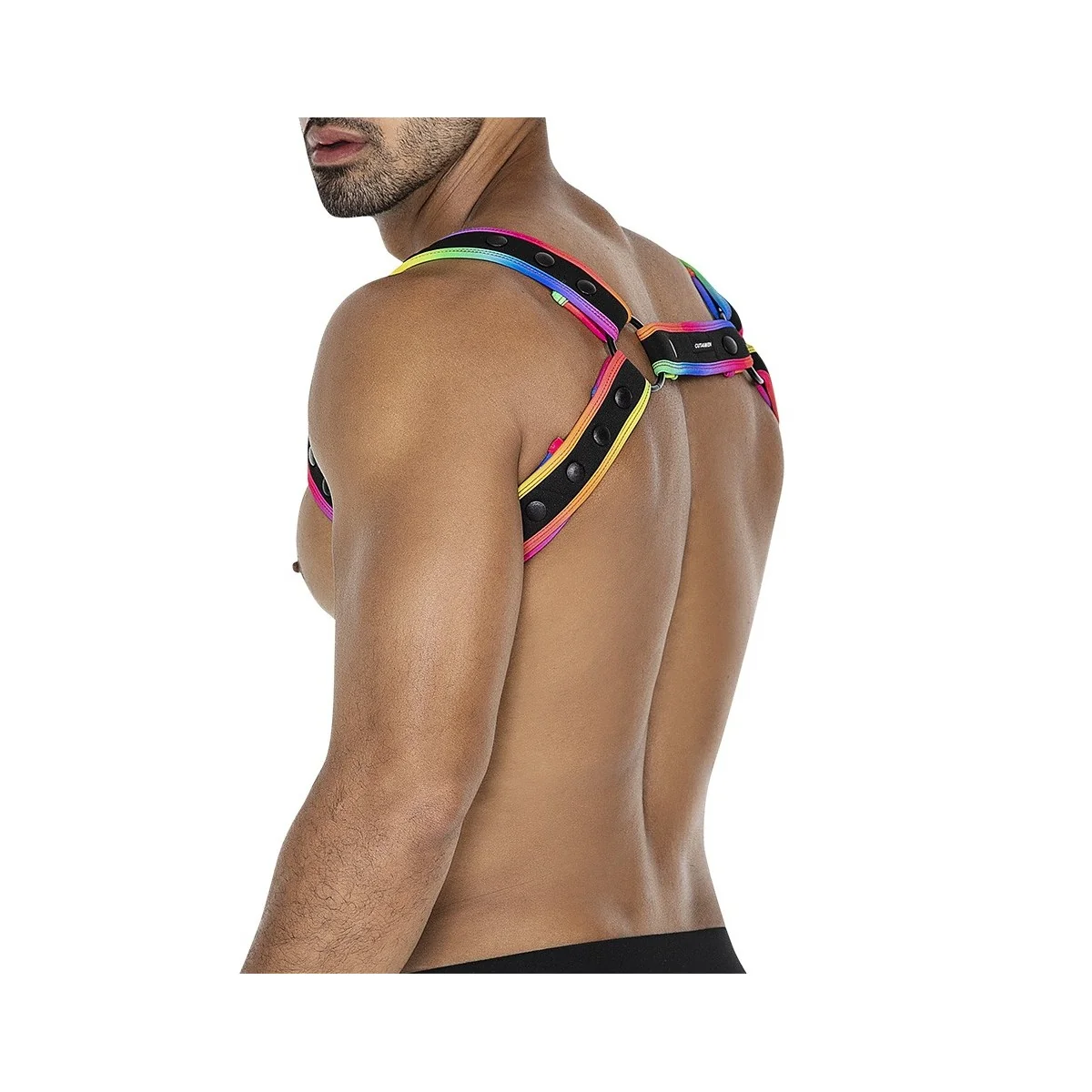 Mehrfarbiger Brust-Harness 05 von Cut4Men kaufen | Fesselliebe