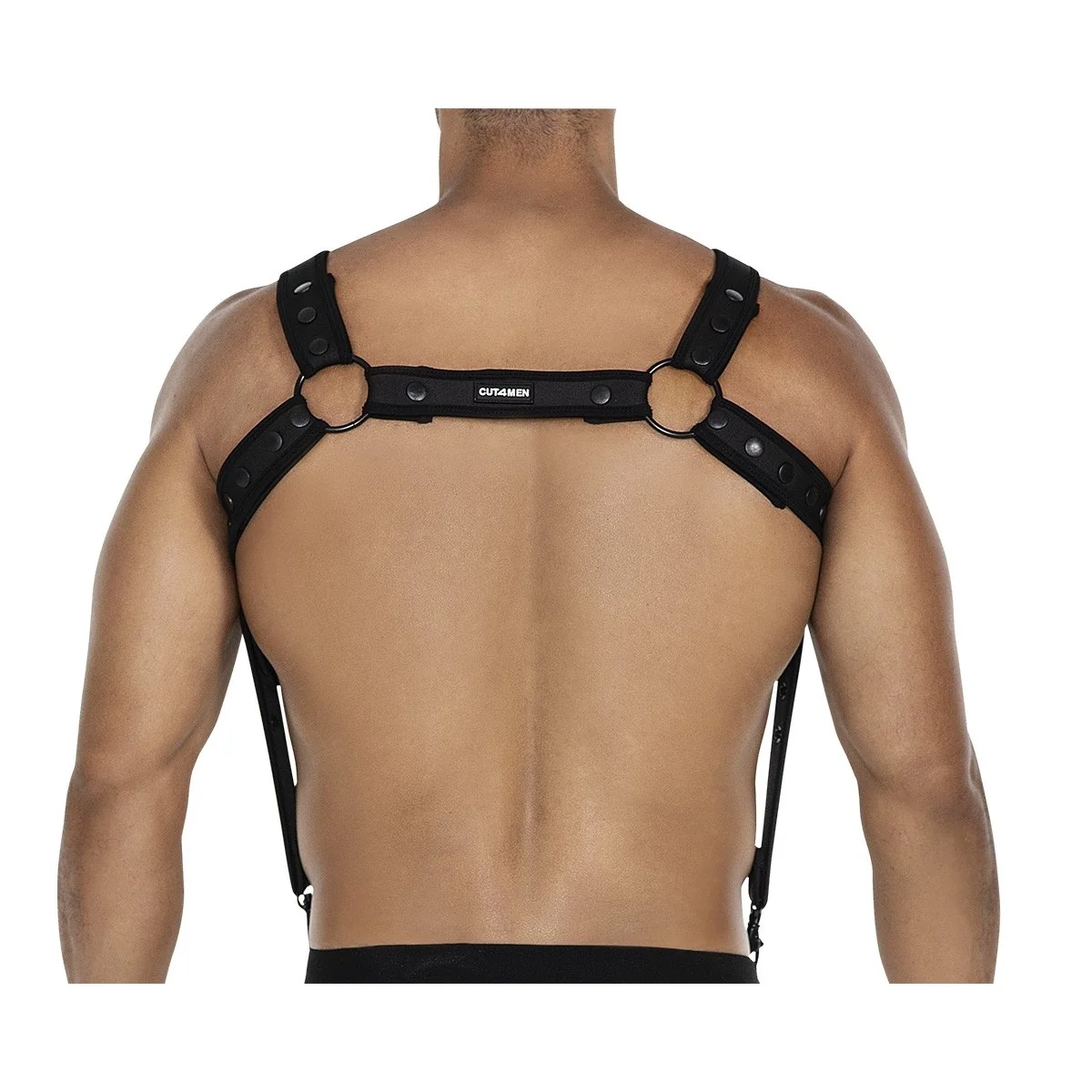 Schwarzer Brust-Harness 05 von Cut4Men kaufen | Fesselliebe