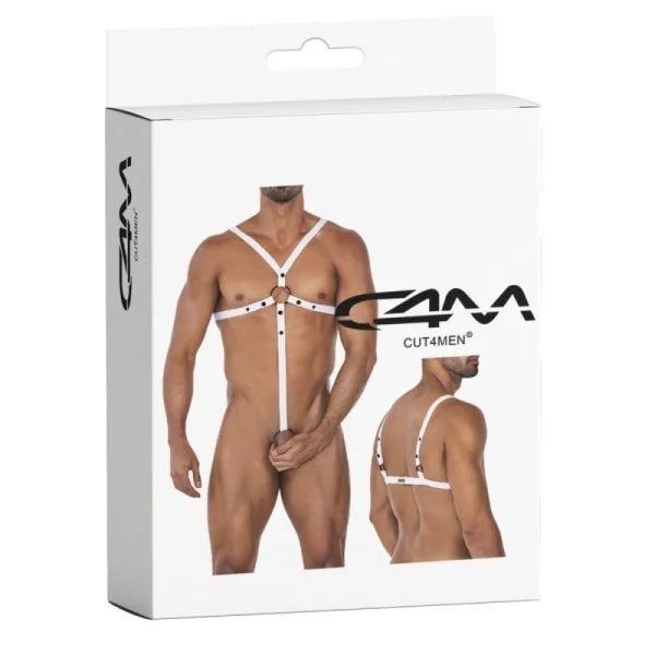 Weißer Body-Harness 04 by Cut4Men kaufen | Fesselliebe