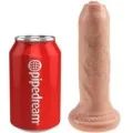 ♥ Realistischer Dildo Ungeschnittenes Beige 15 cm von King Cock ♥