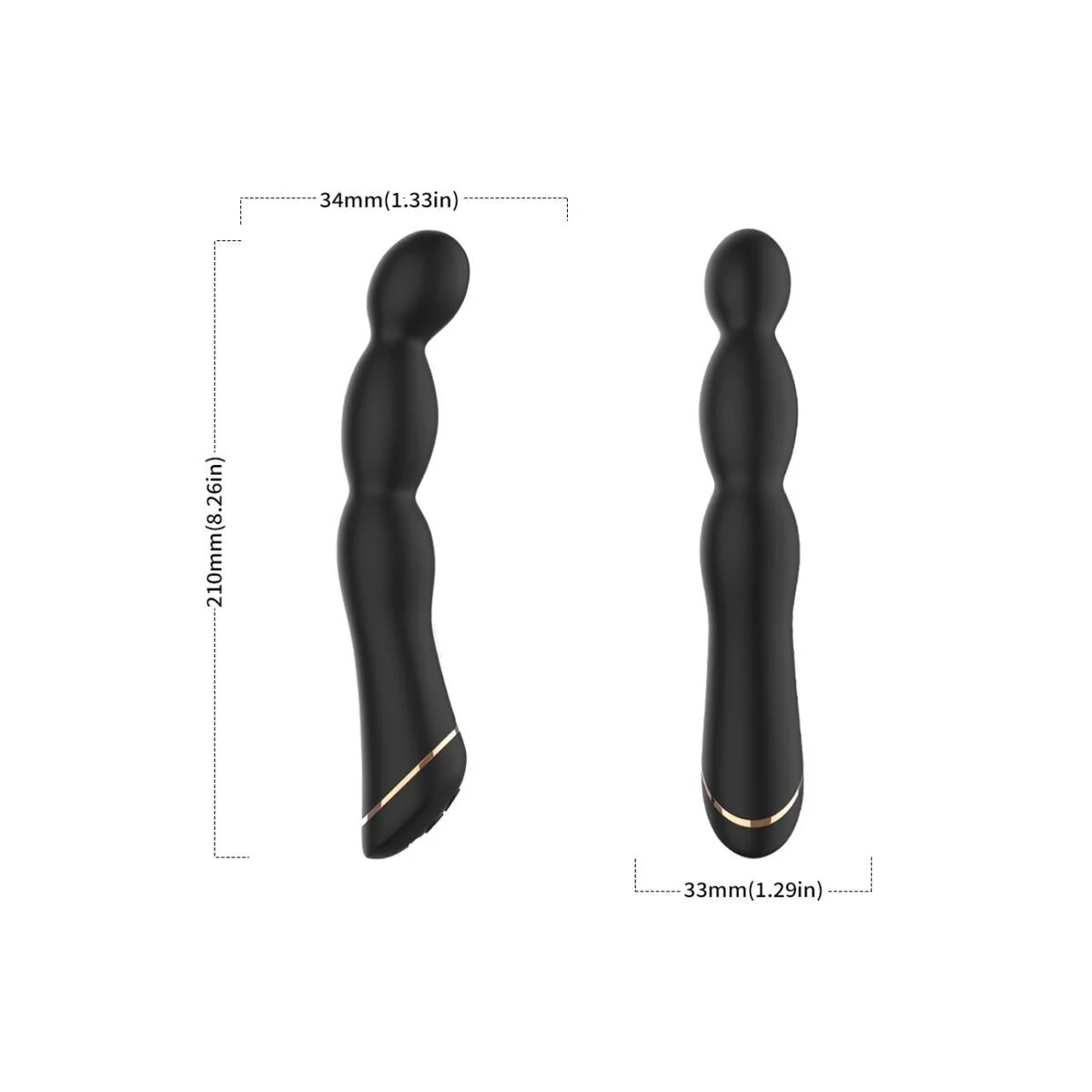 Bambu Vibrator Einstellbar Schwarz von Armony Vibrators kaufen | Fesselliebe